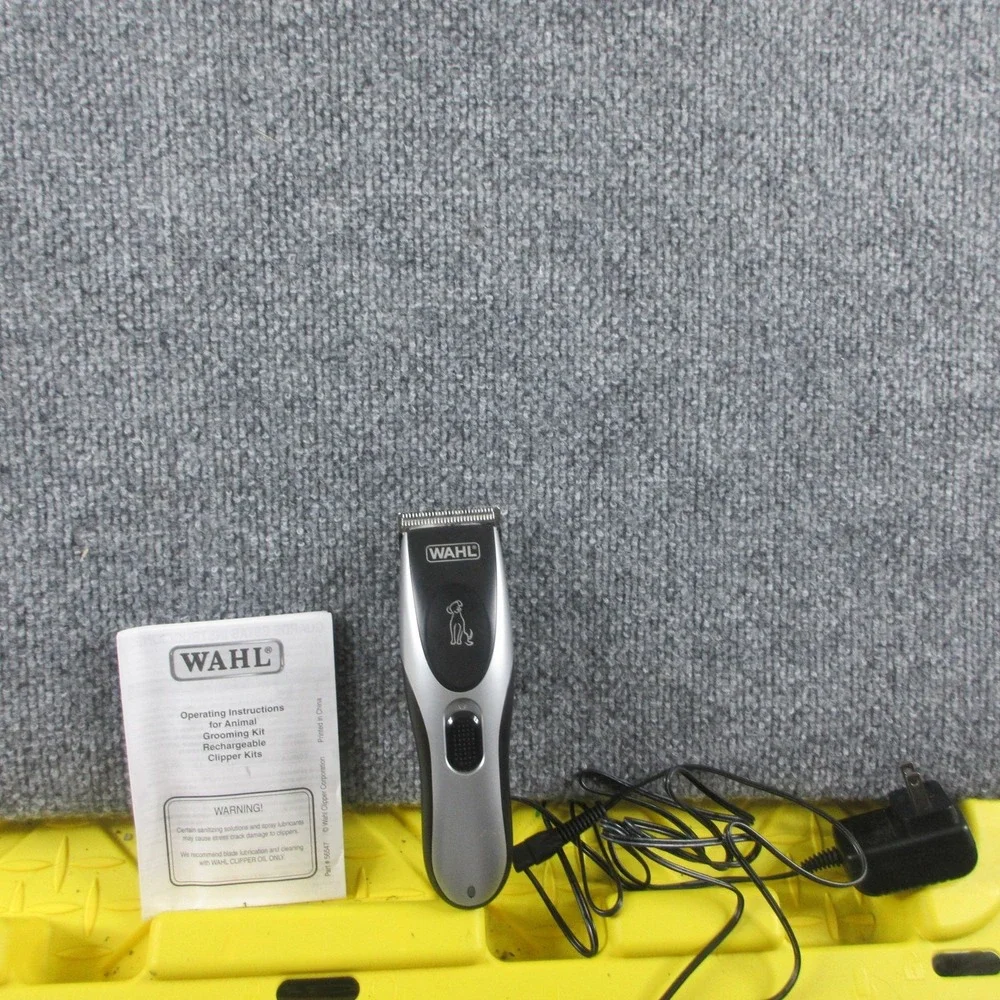 Wahl Pet Hair Trimmer Model 9342 Cordless Rechargeable Dog Clipper W Charger